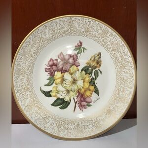 Boheme Flowers of The World Rhododendron Plate